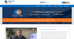 Desktop Screenshot of profoundlogic.com